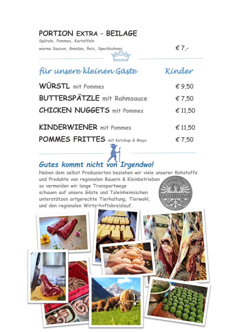 Speisekarte photo 1