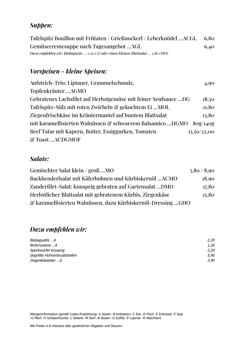 Speisekarte photo 7