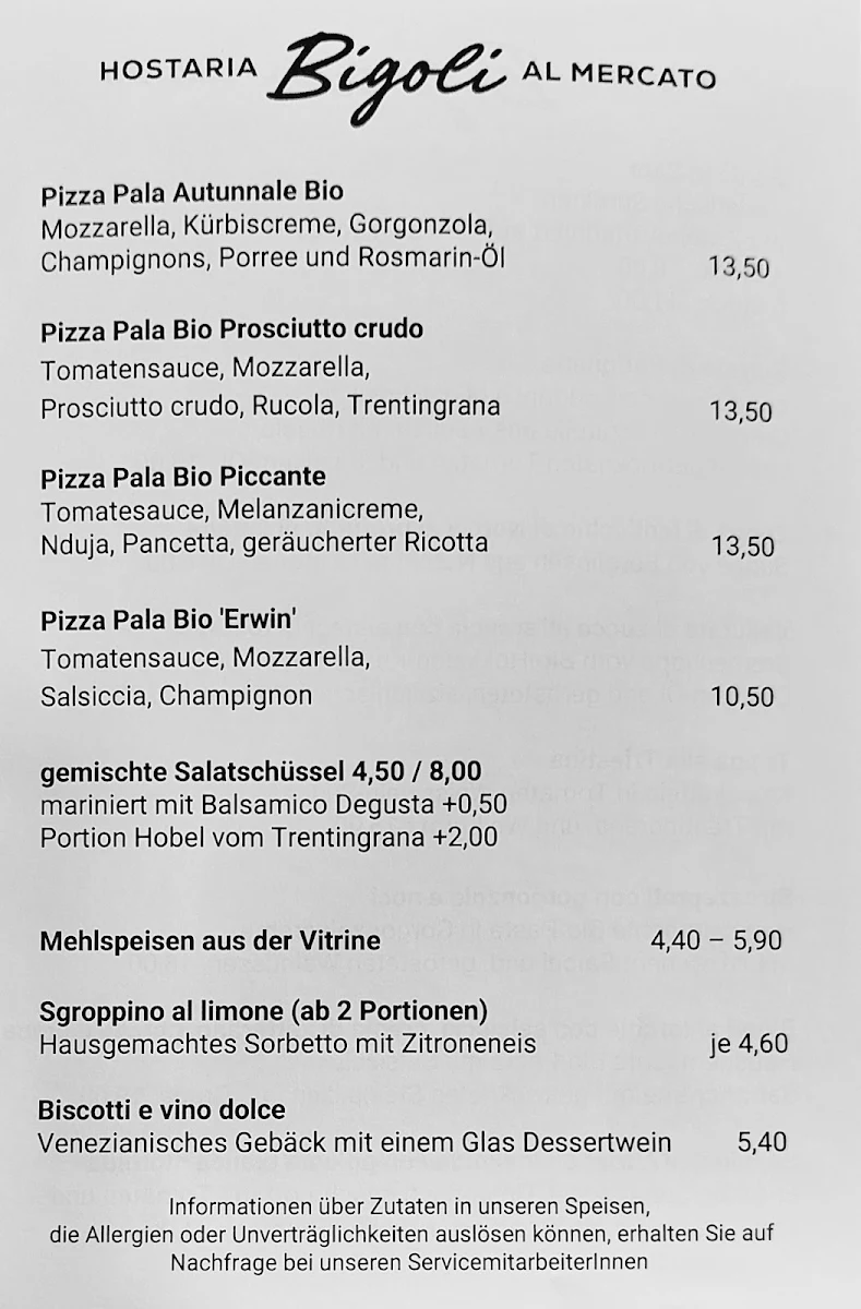 Speisekarte photo 2