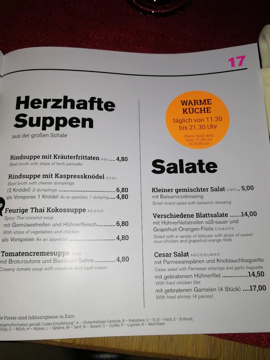 Speisekarte photo 10