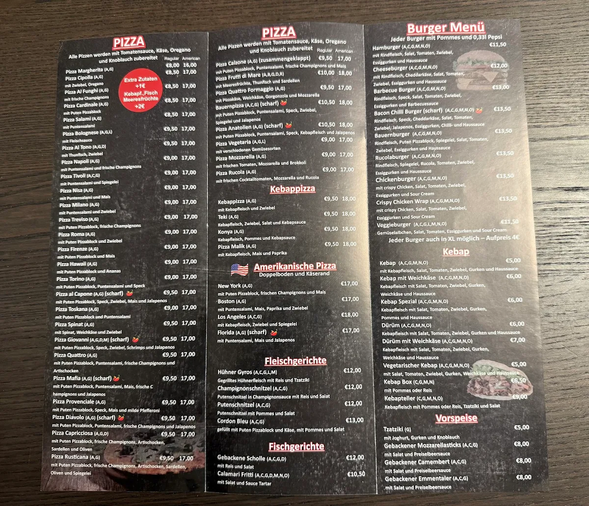 Speisekarte photo 1