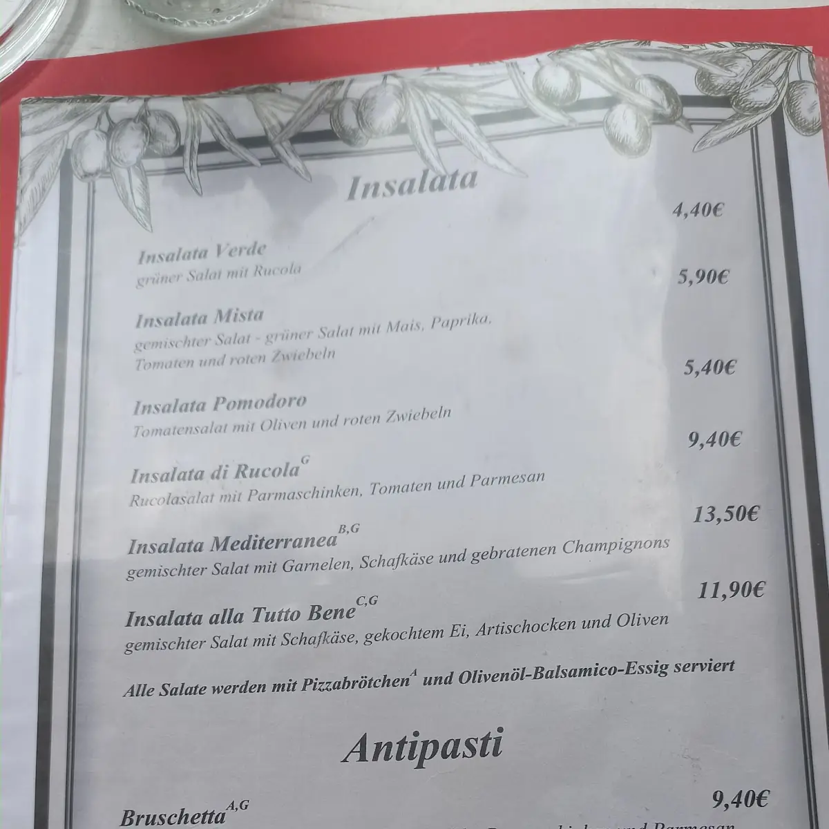 Speisekarte photo 3