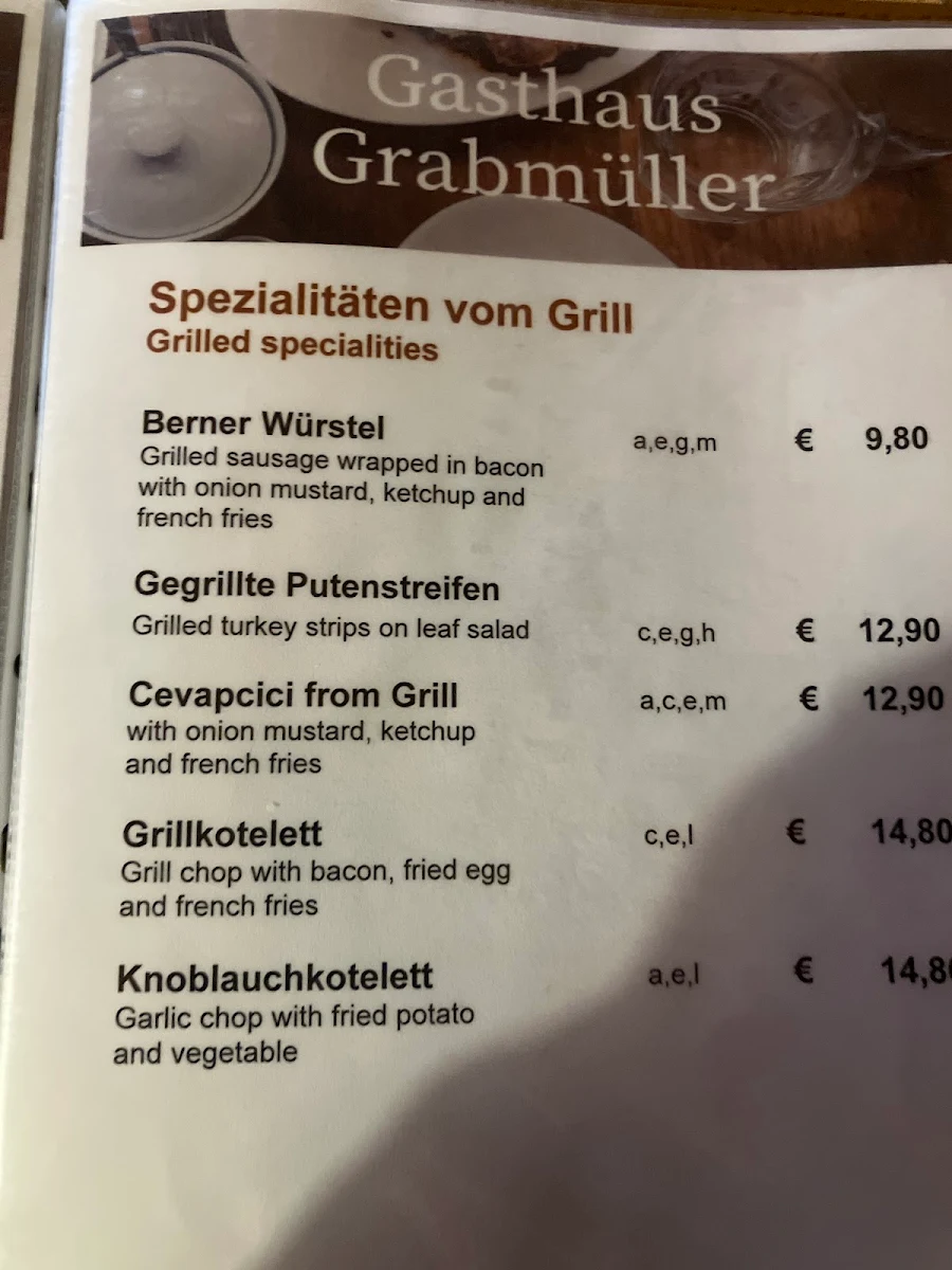 Speisekarte photo 1