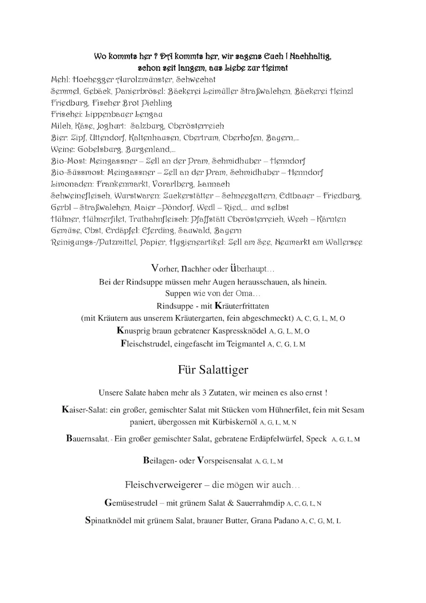 Speisekarte photo 2