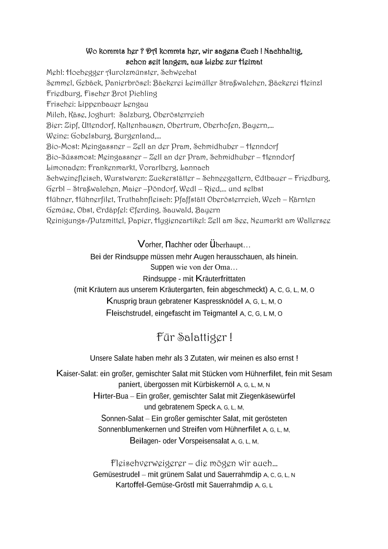 Speisekarte photo 4