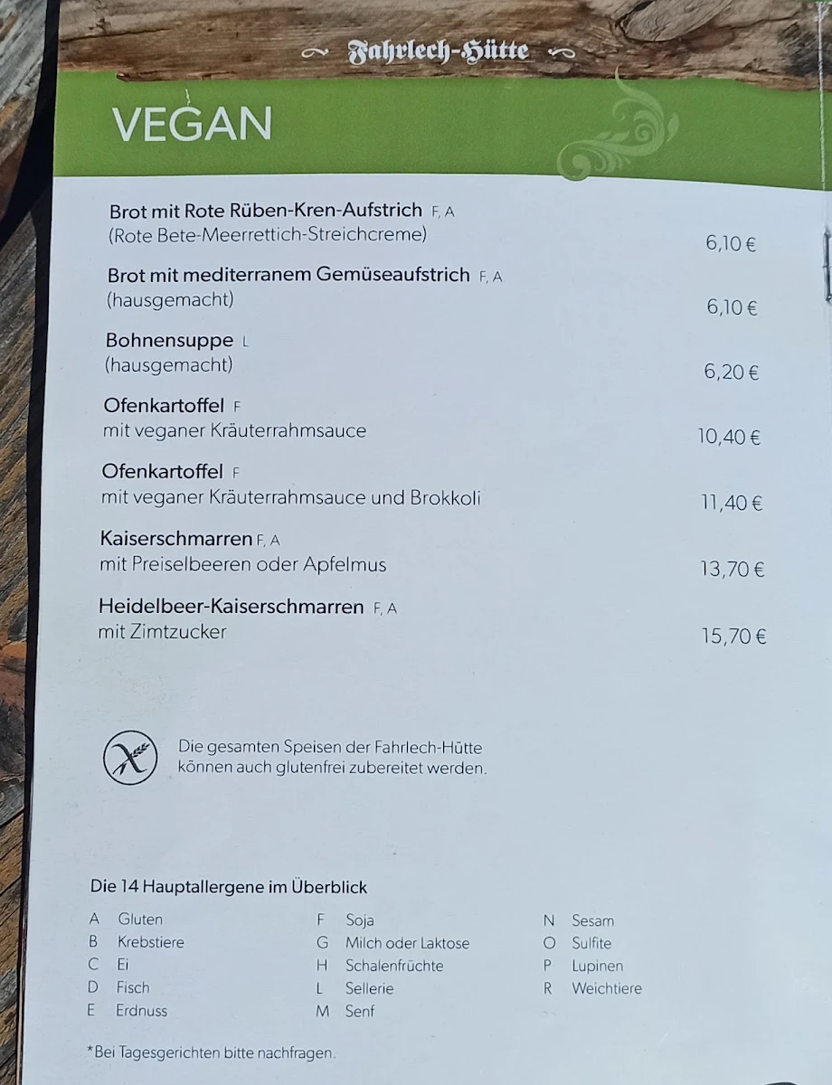 Speisekarte photo 1