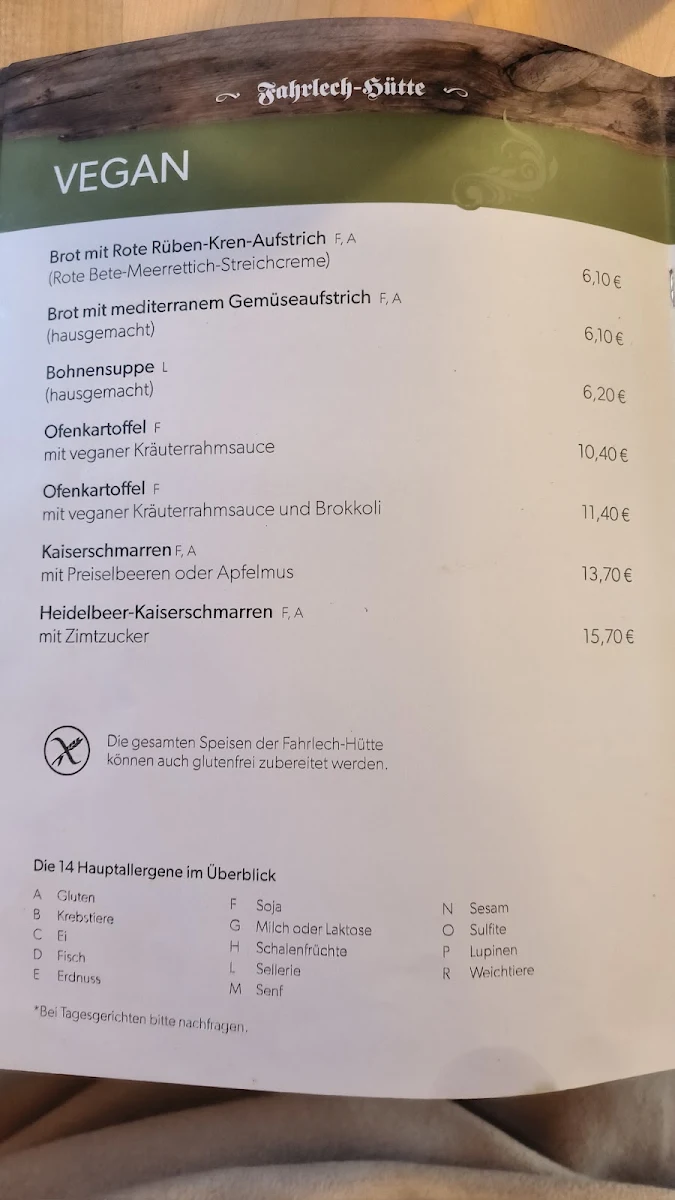 Speisekarte photo 2
