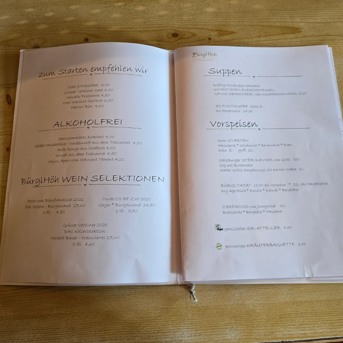 Speisekarte photo 1