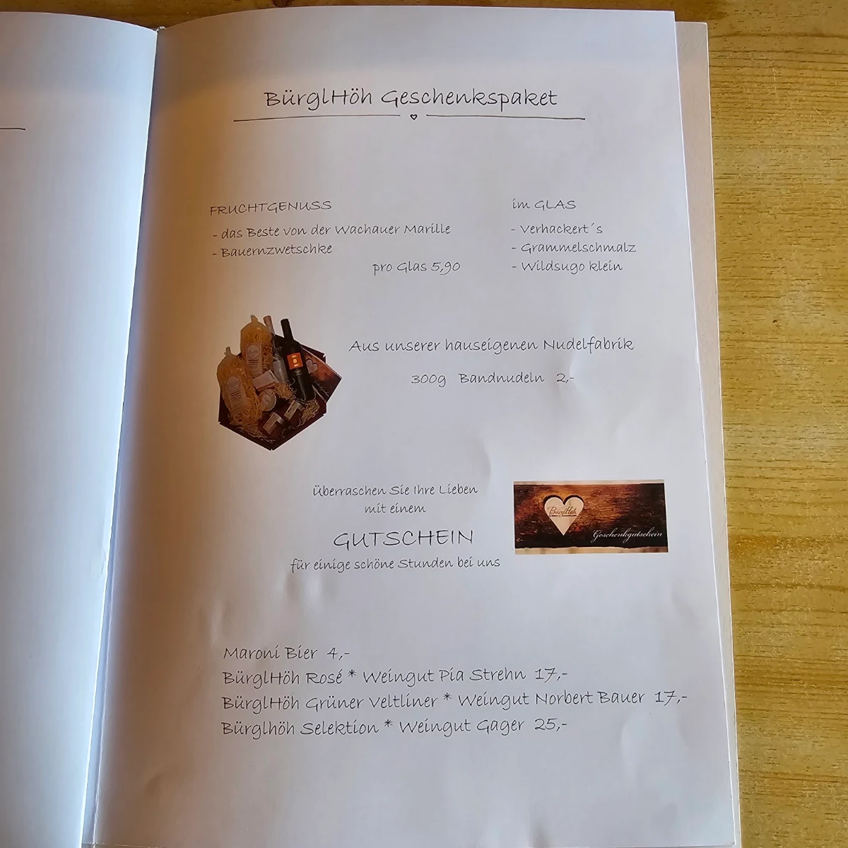 Speisekarte photo 2