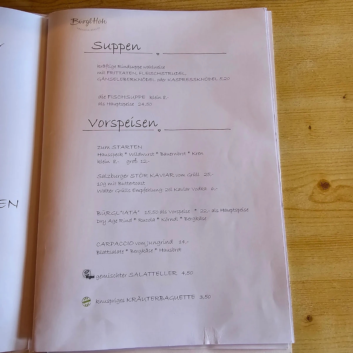 Speisekarte photo 6