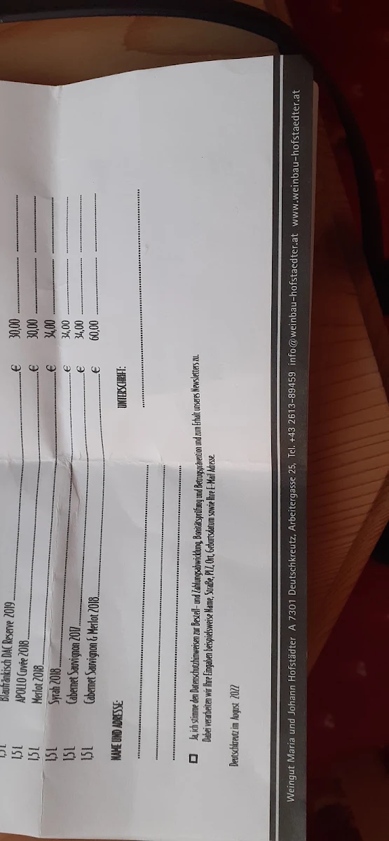 Speisekarte photo 2