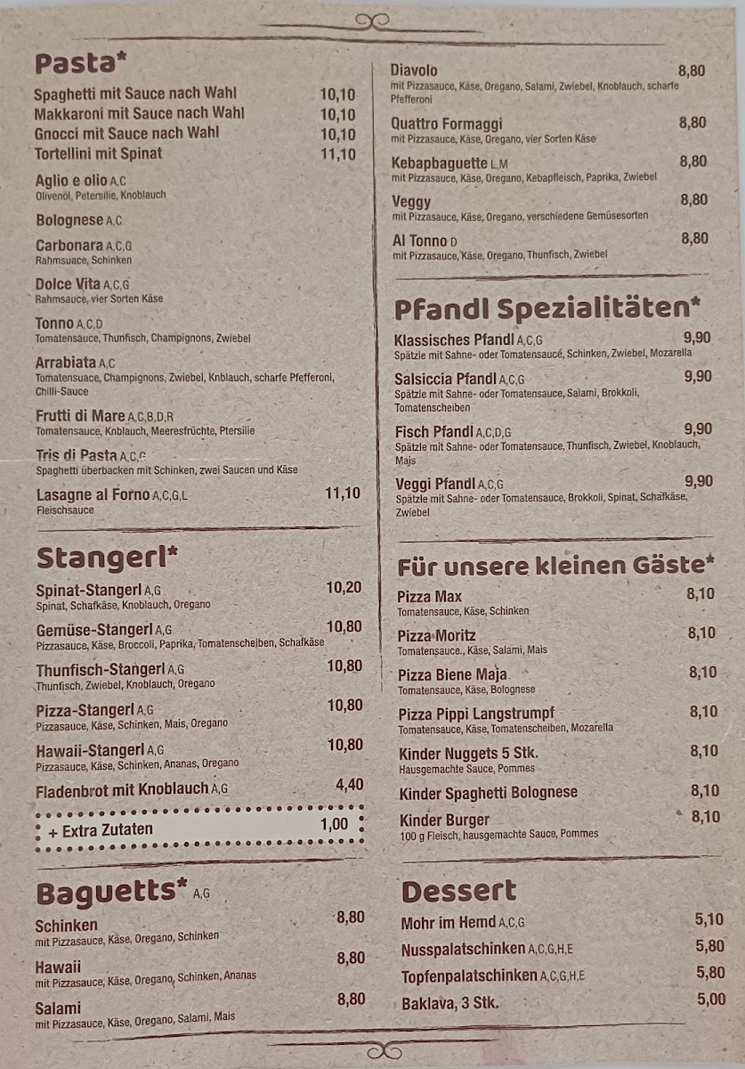 Speisekarte photo 1