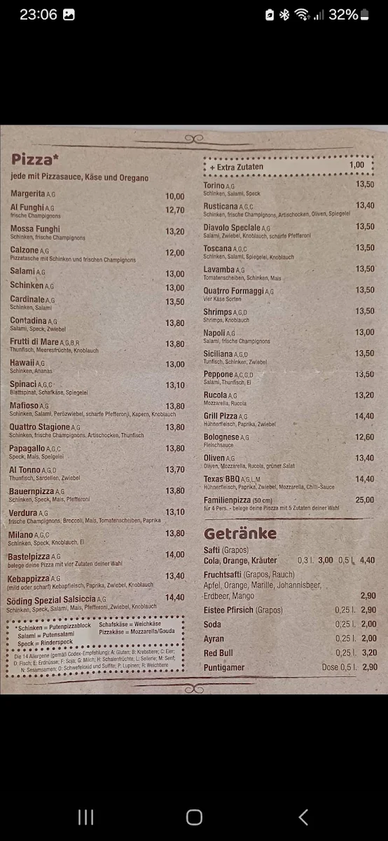 Speisekarte photo 2