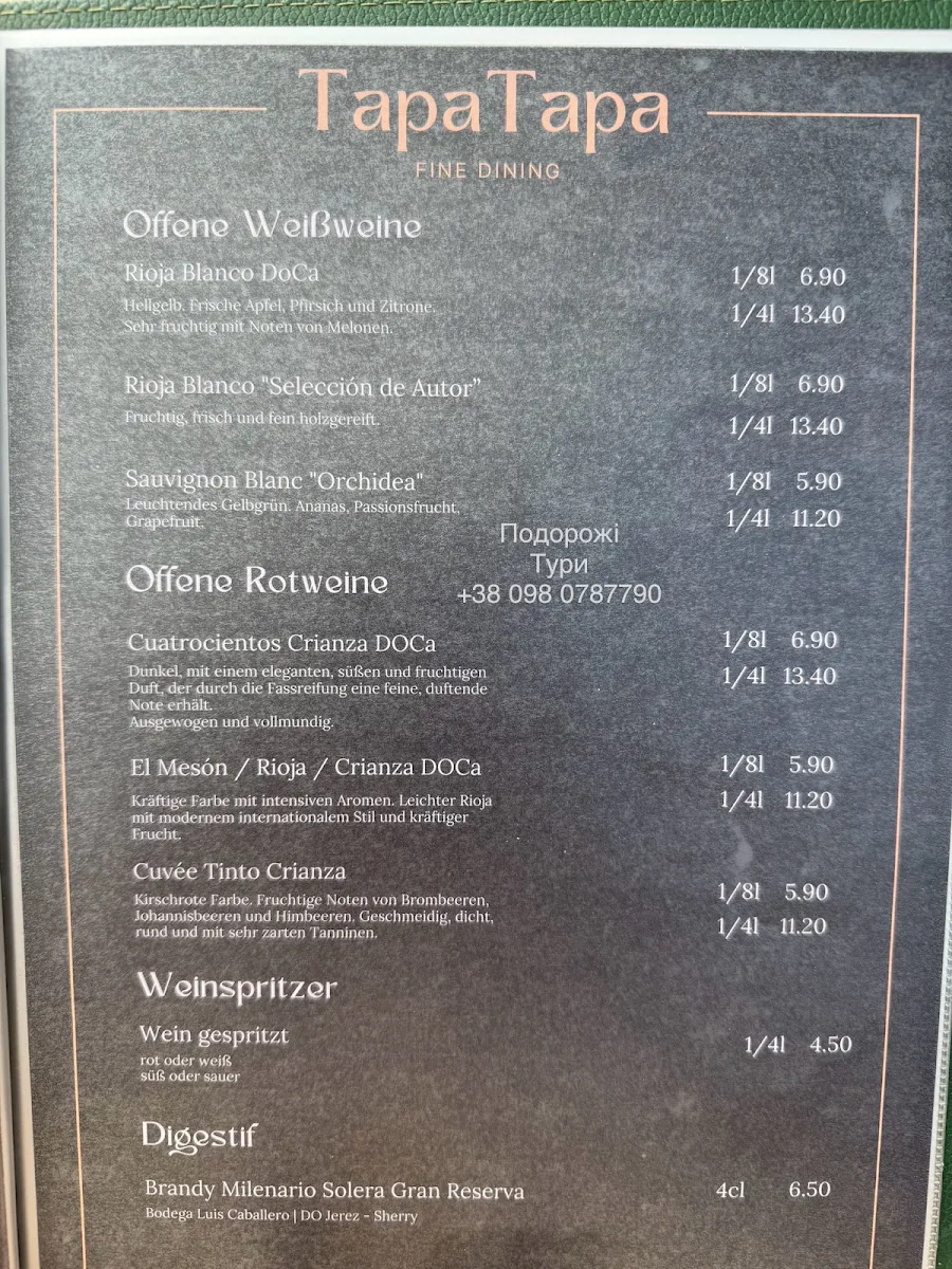 Speisekarte photo 1
