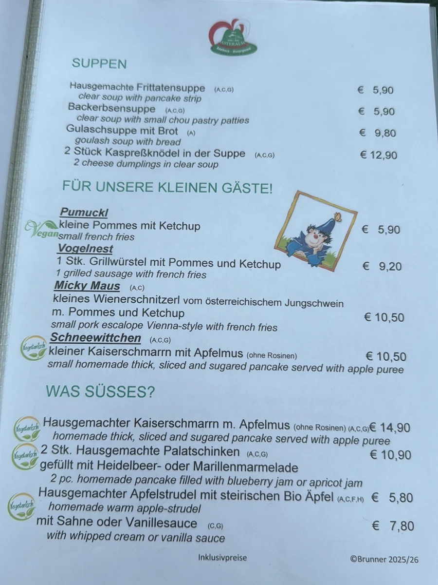 Speisekarte photo 1