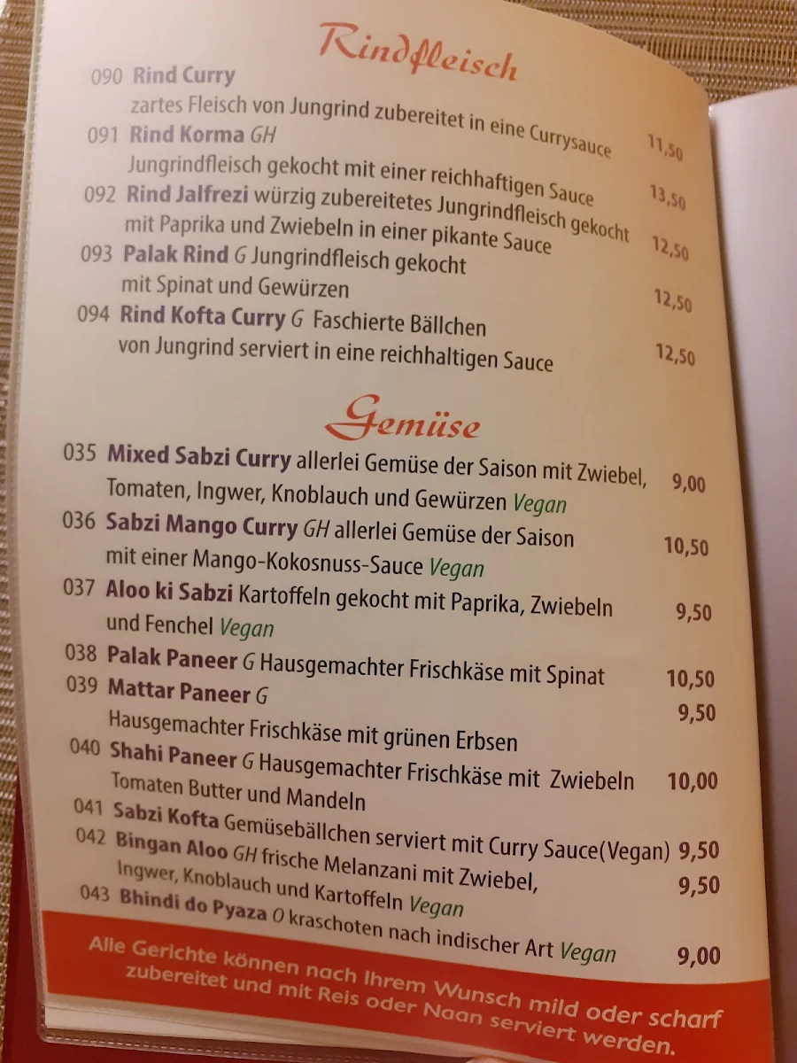 Speisekarte photo 1