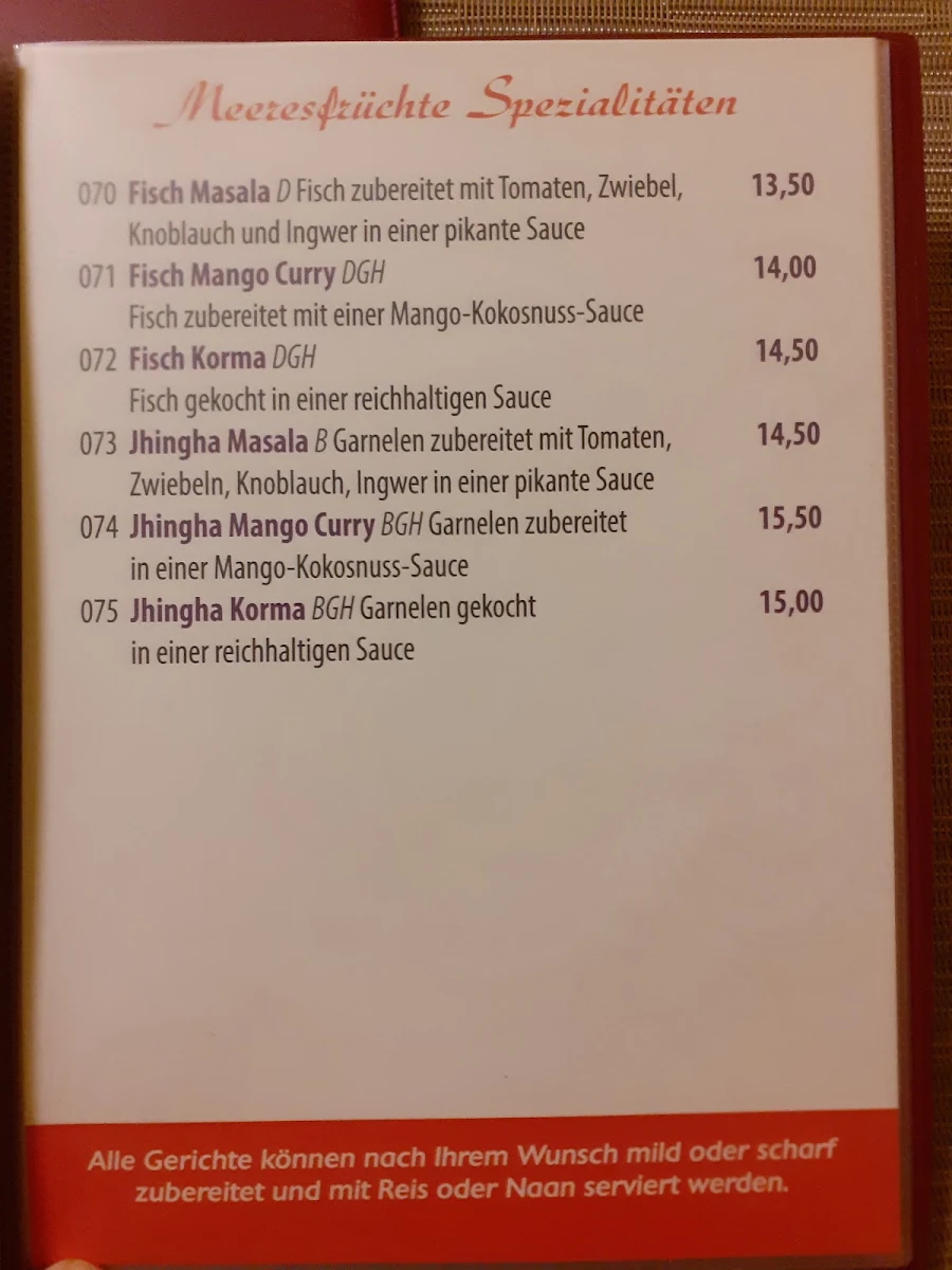 Speisekarte photo 2