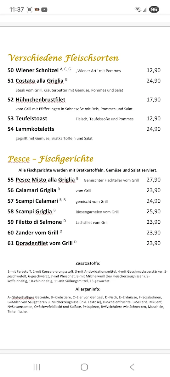 Speisekarte photo 4