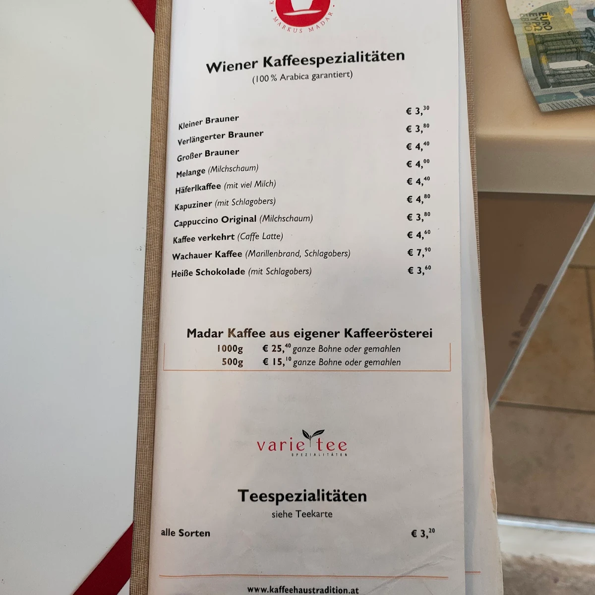 Speisekarte photo 2