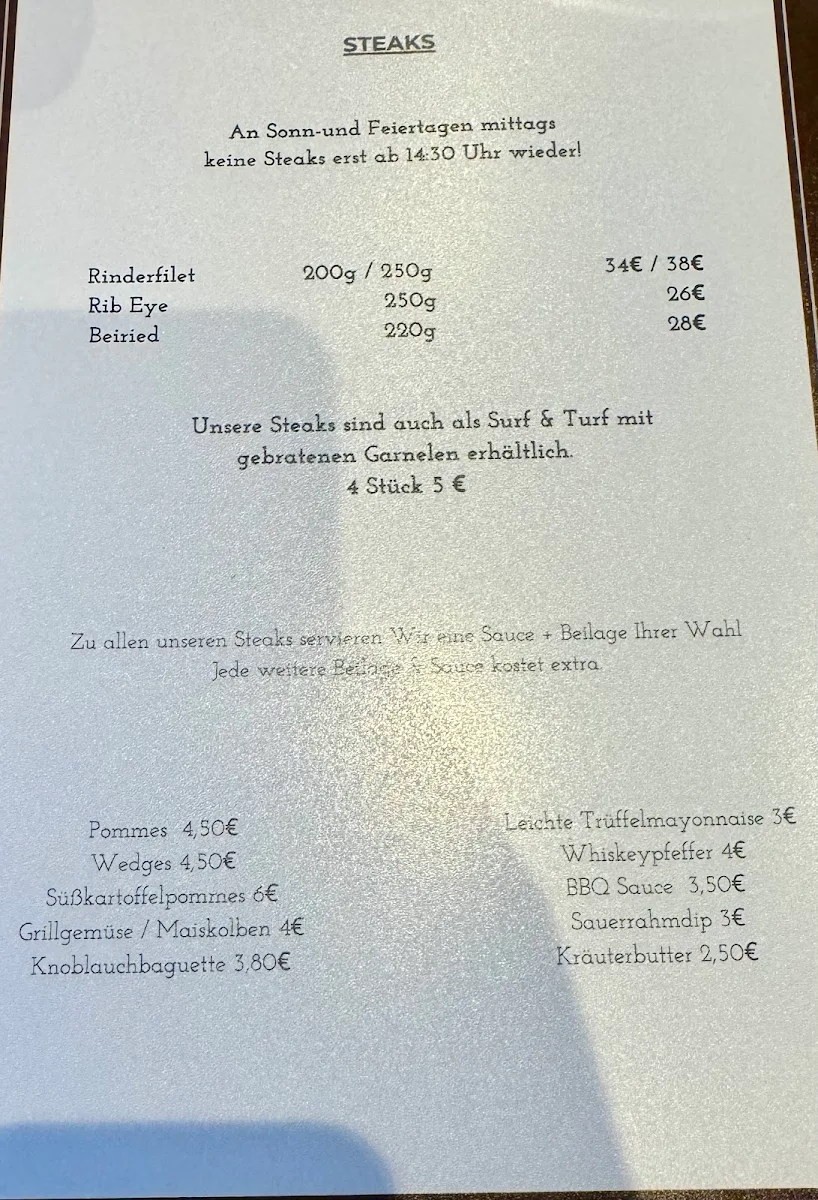 Speisekarte photo 1