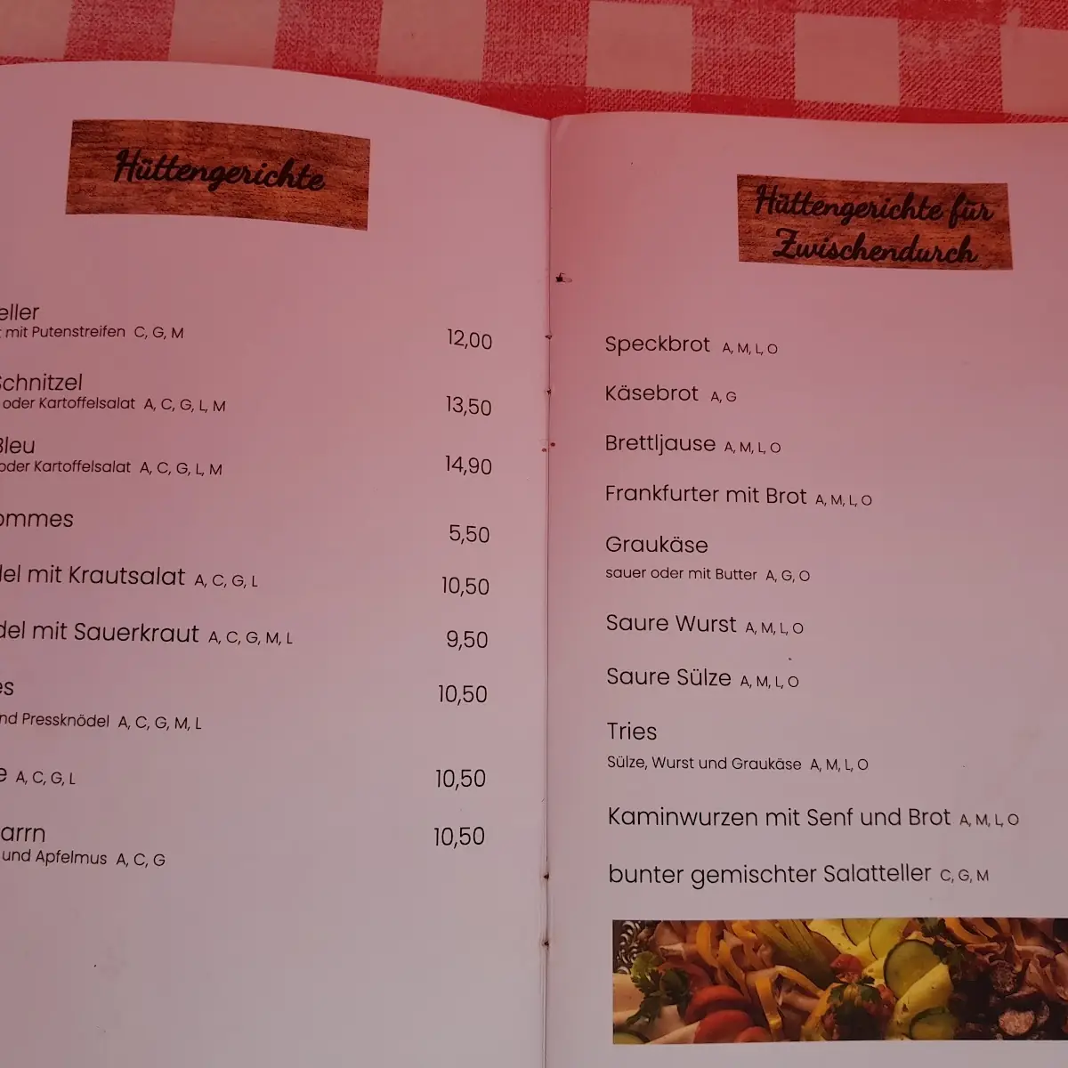 Speisekarte photo 3