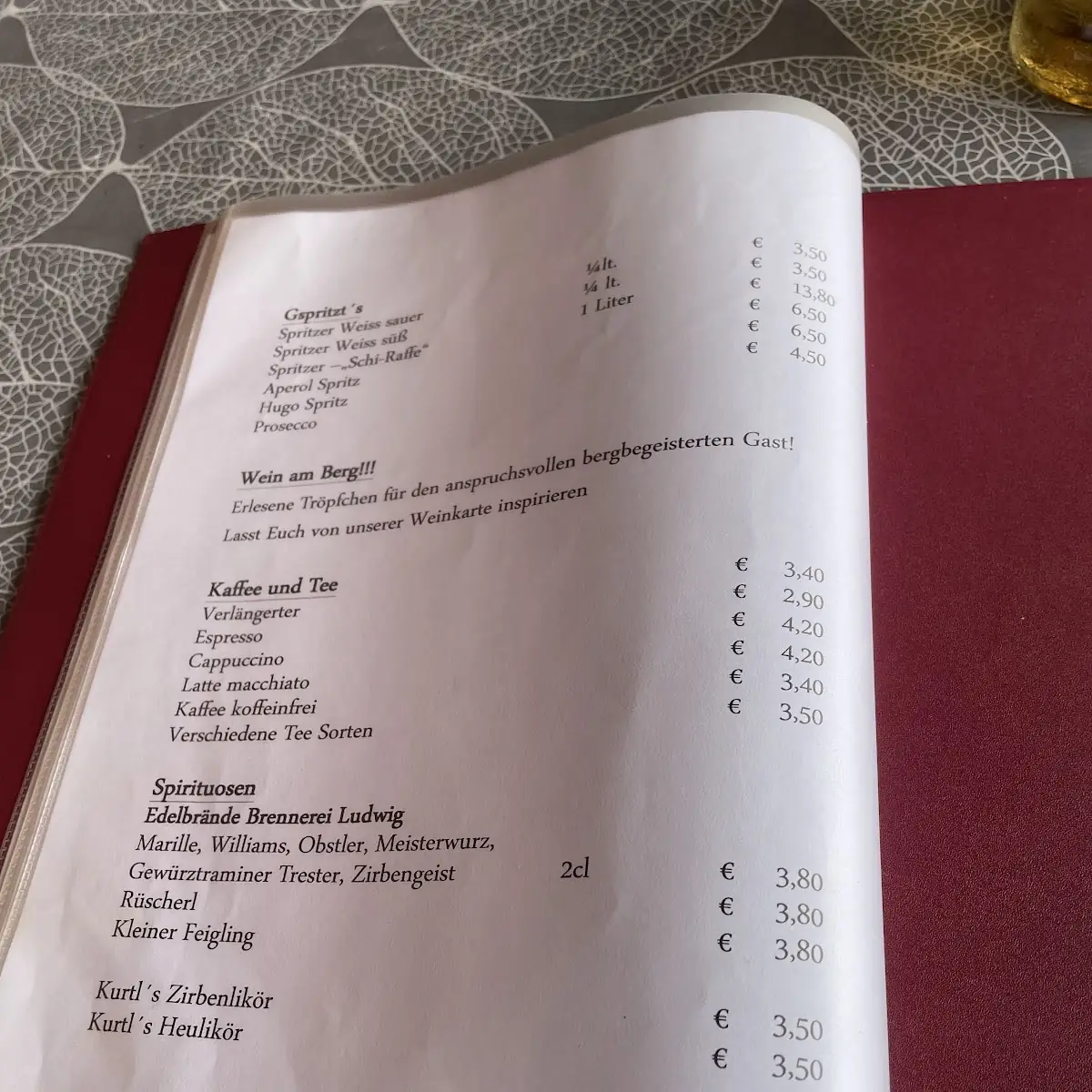 Speisekarte photo 4