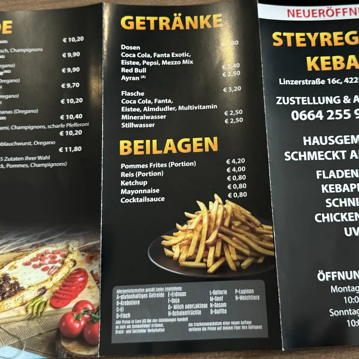 Speisekarte photo 2