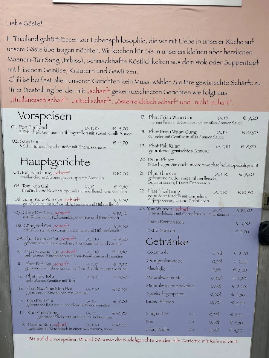 Speisekarte photo 2