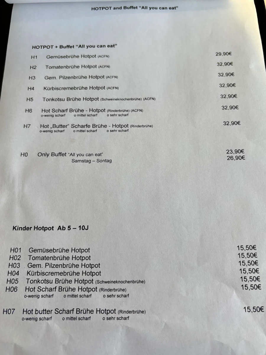 Speisekarte photo 3