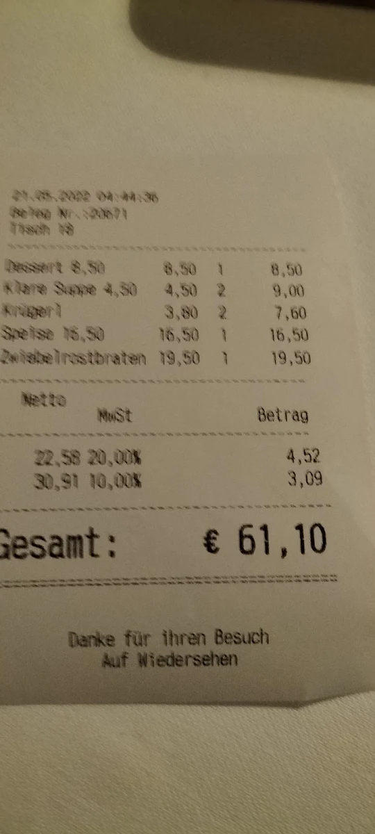 Speisekarte photo 9