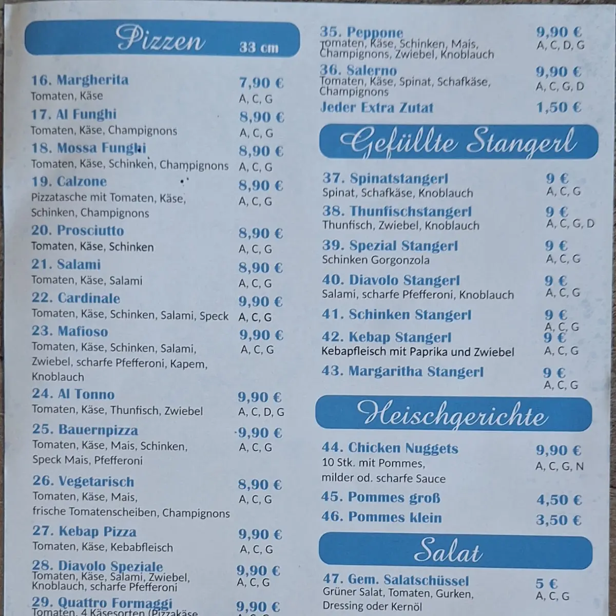 Speisekarte photo 1