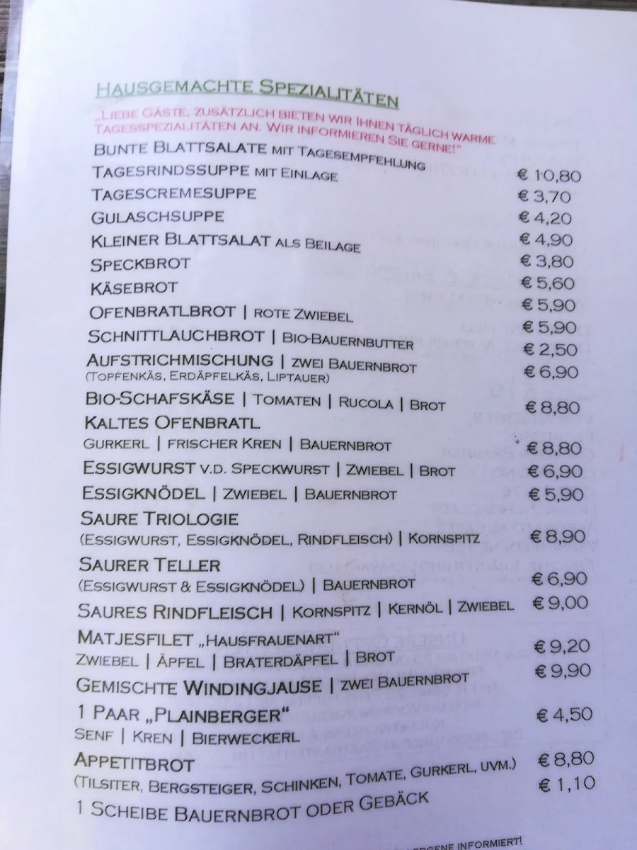 Speisekarte photo 6