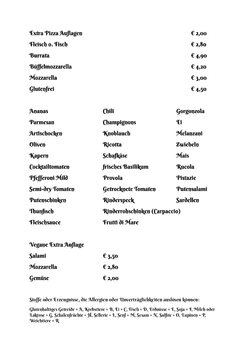 Speisekarte photo 3