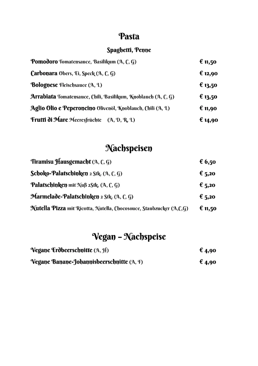 Speisekarte photo 6