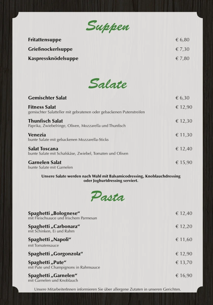 Speisekarte photo 4