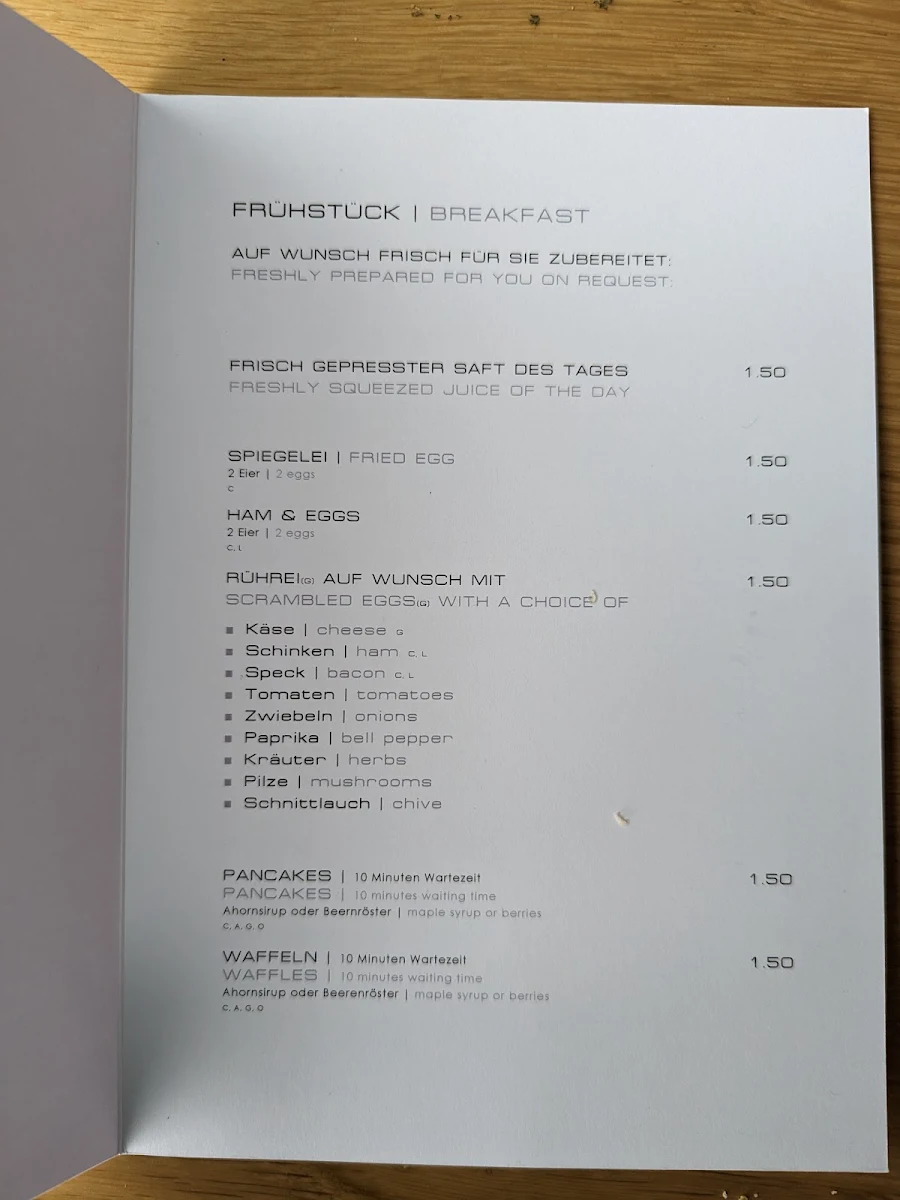Speisekarte photo 2