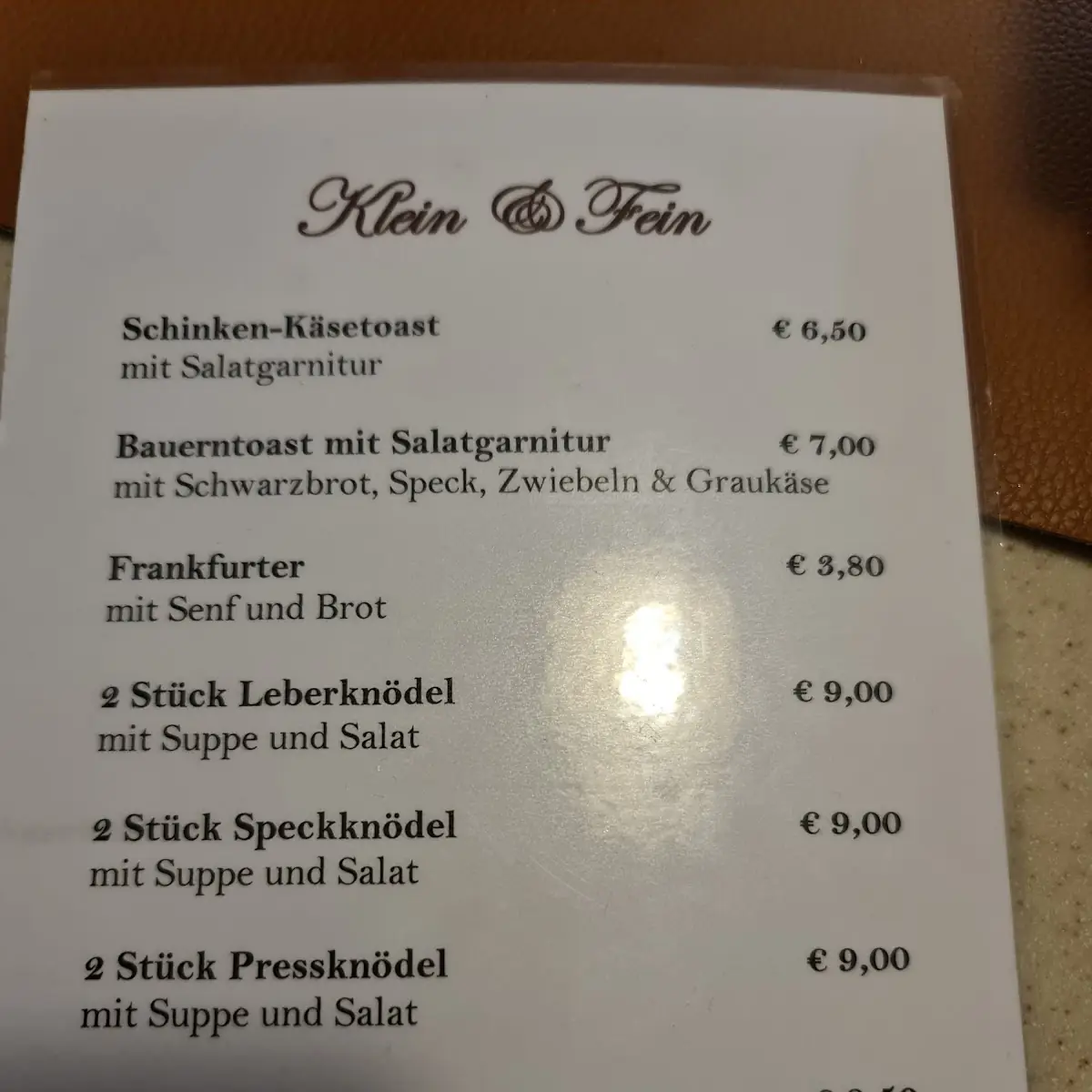 Speisekarte photo 3