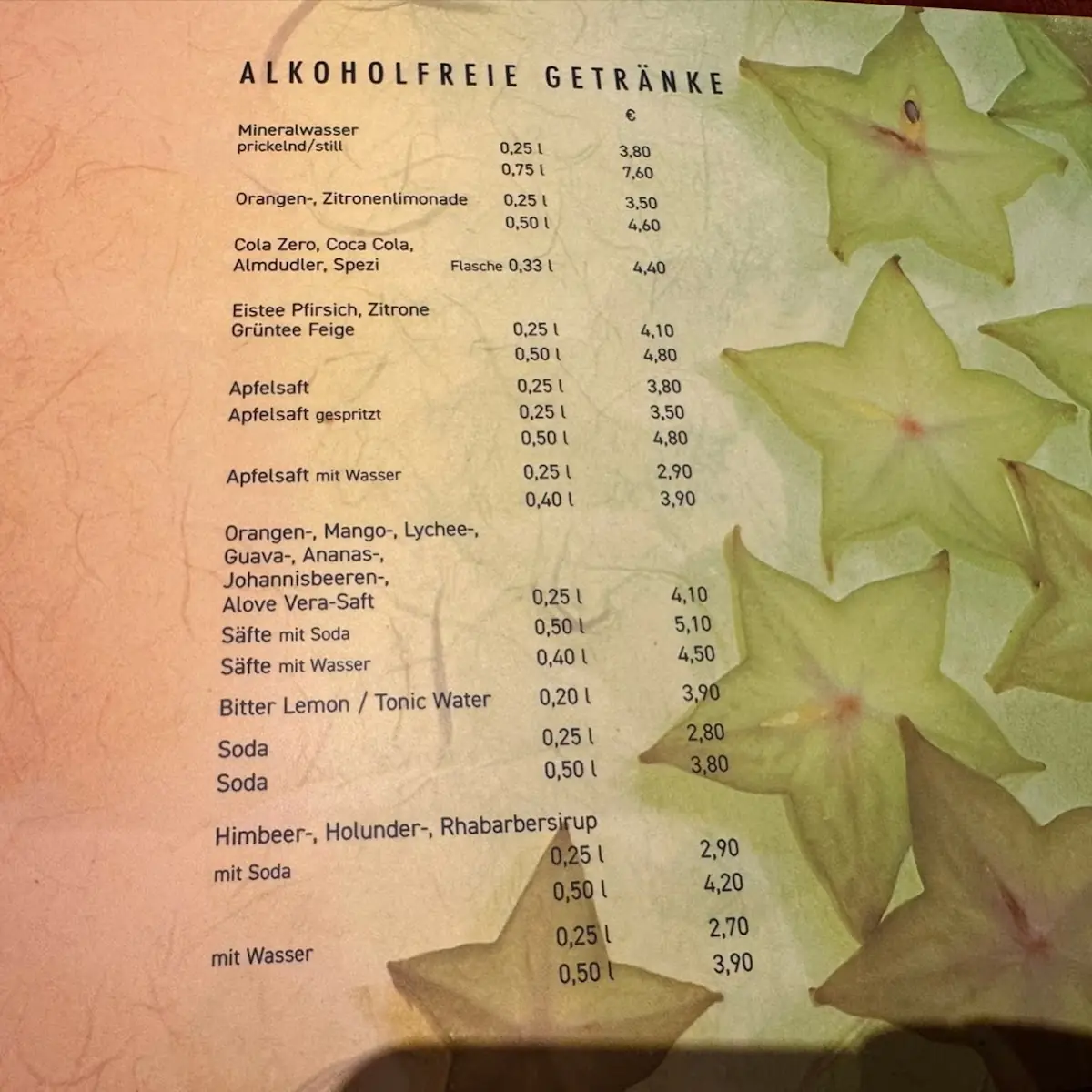 Speisekarte photo 6