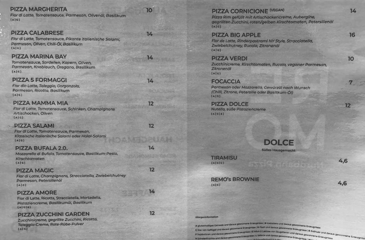 Speisekarte photo 3
