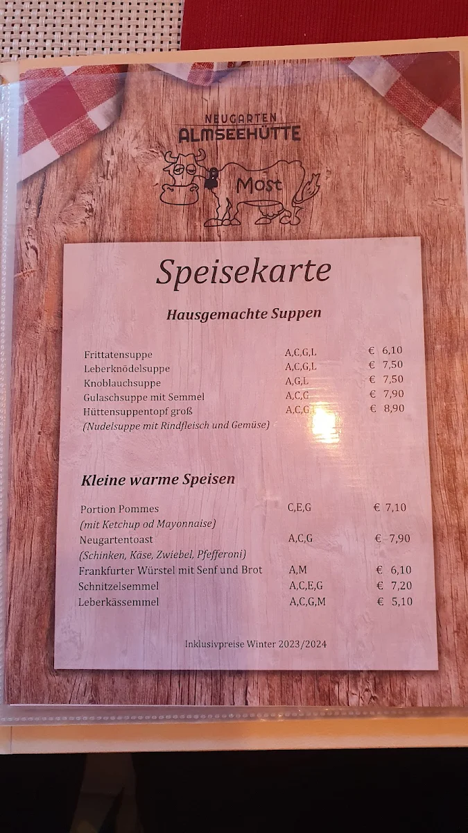 Speisekarte photo 2
