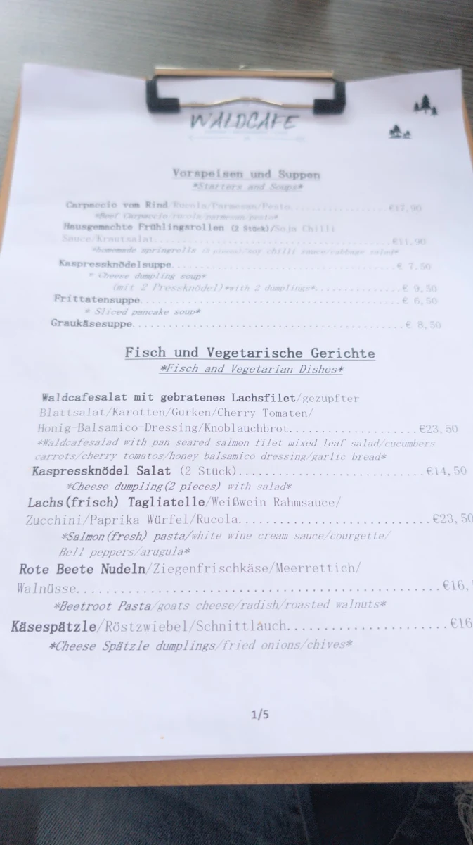 Speisekarte photo 2