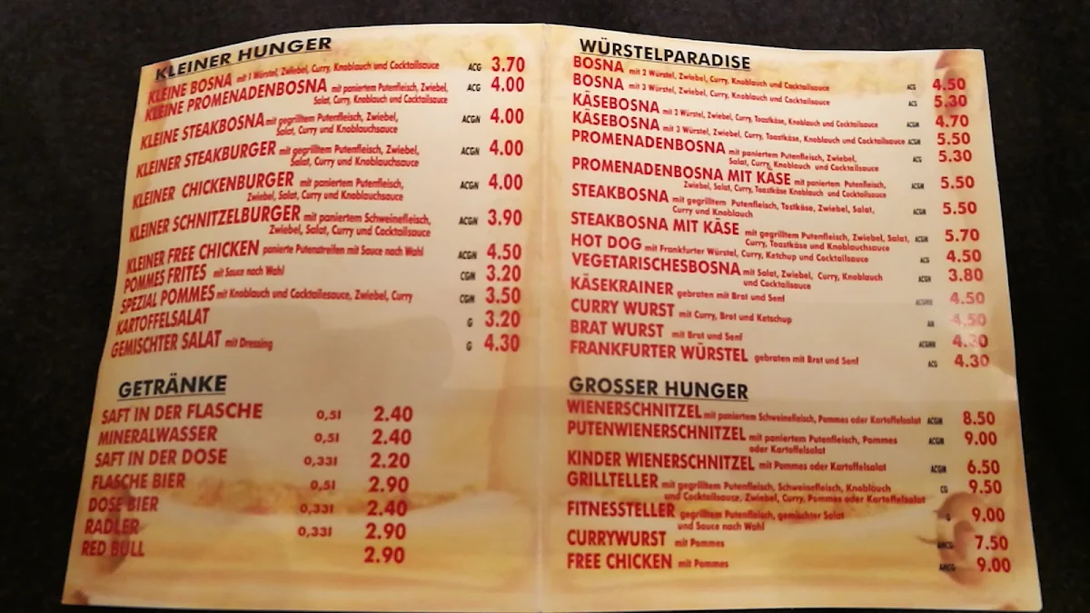 Speisekarte photo 3