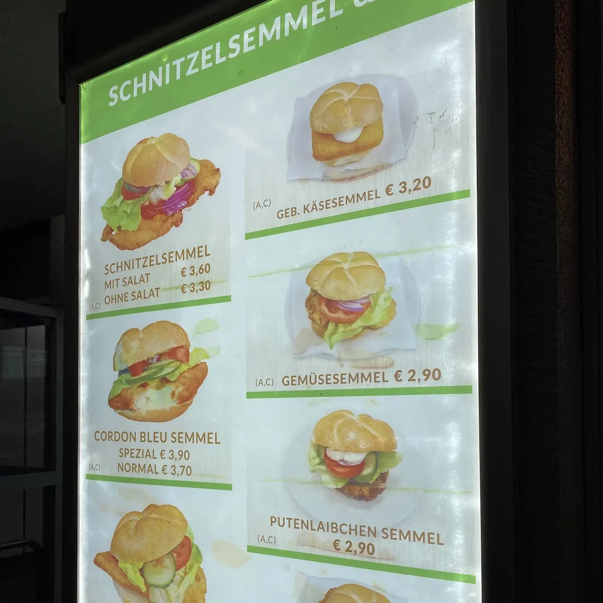 Speisekarte photo 2
