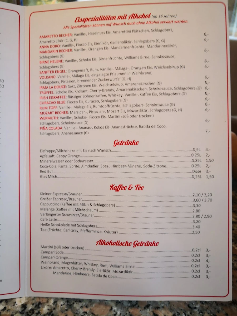 Speisekarte photo 1