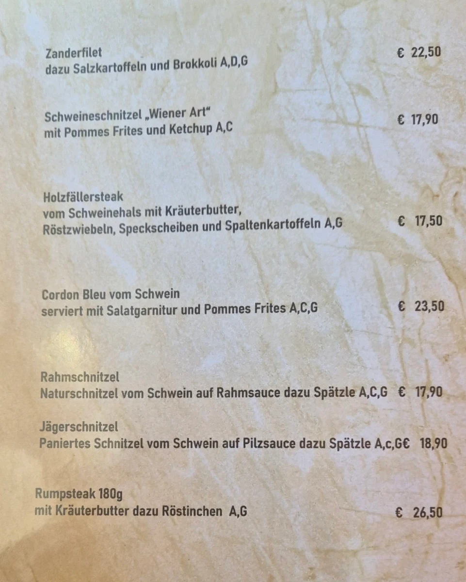 Speisekarte photo 9