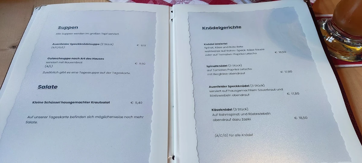 Speisekarte photo 5