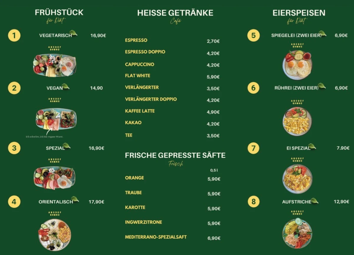 Speisekarte photo 2