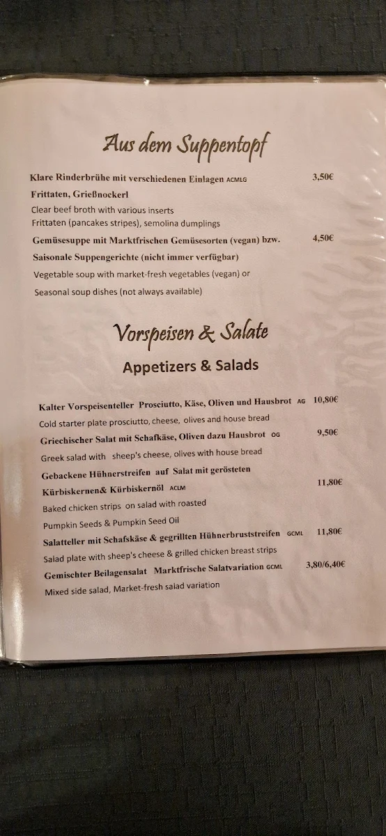 Speisekarte photo 3