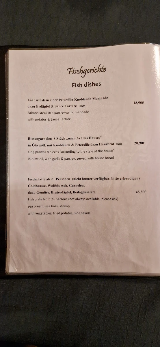 Speisekarte photo 6