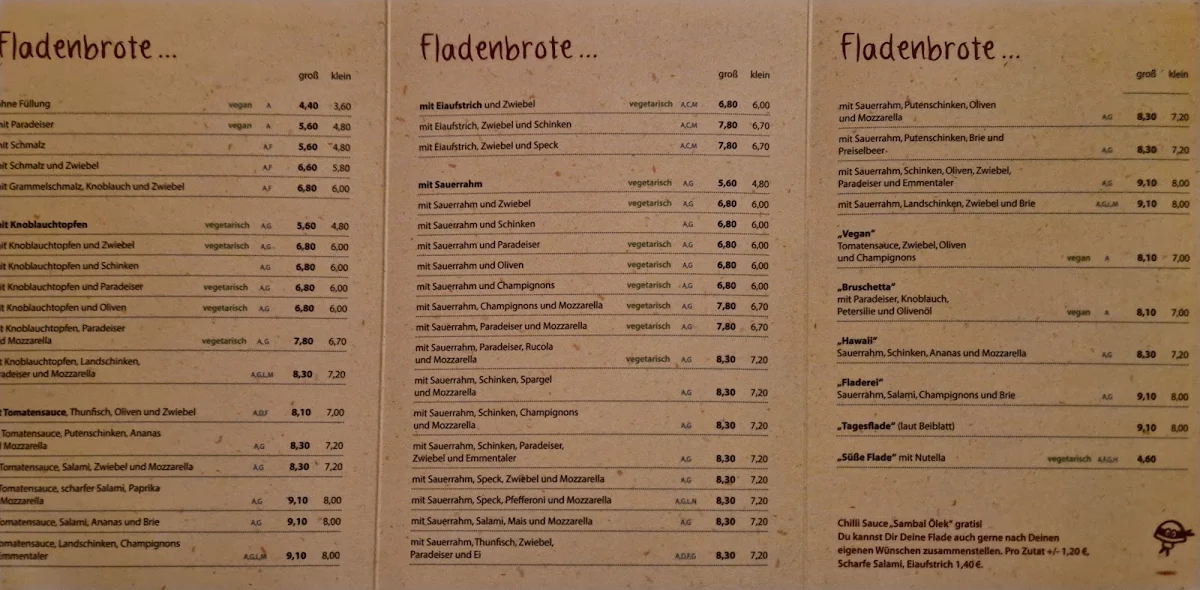 Speisekarte photo 6